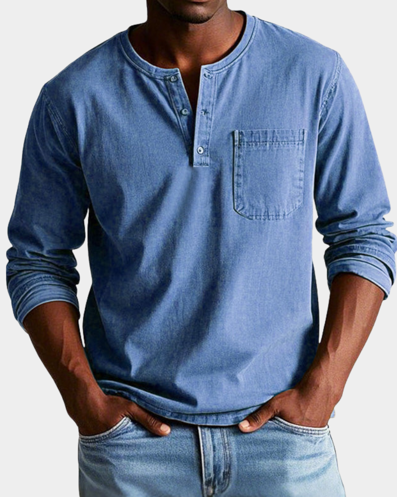Anthony | Vintage durable Long-Sleeve shirt