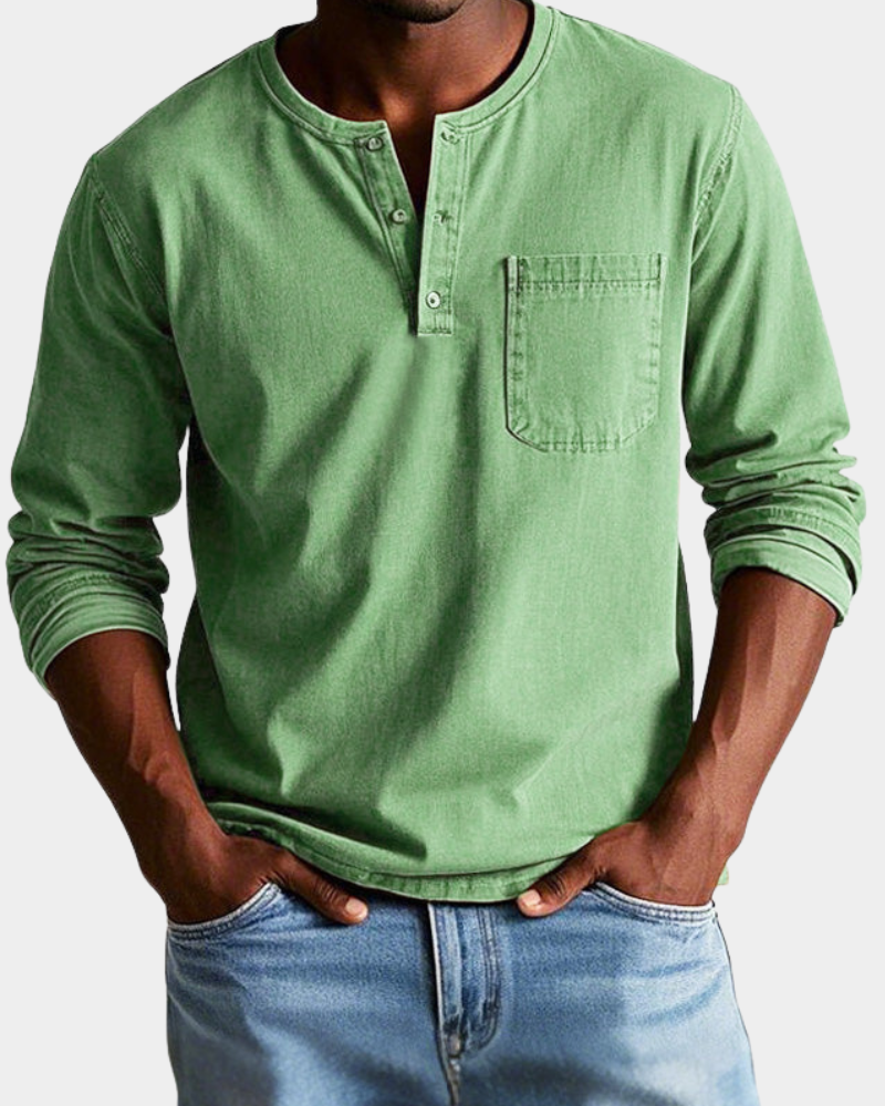 Anthony | Vintage durable Long-Sleeve shirt