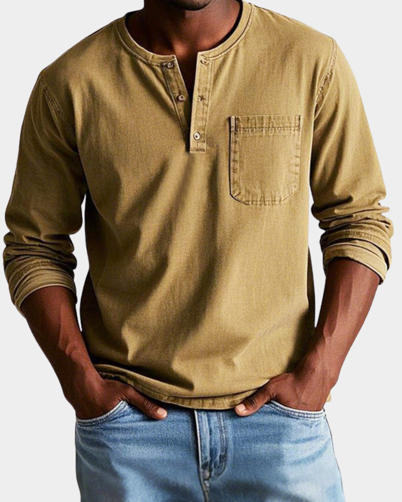 Anthony | Vintage durable Long-Sleeve shirt