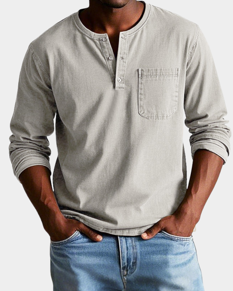 Anthony | Vintage durable Long-Sleeve shirt