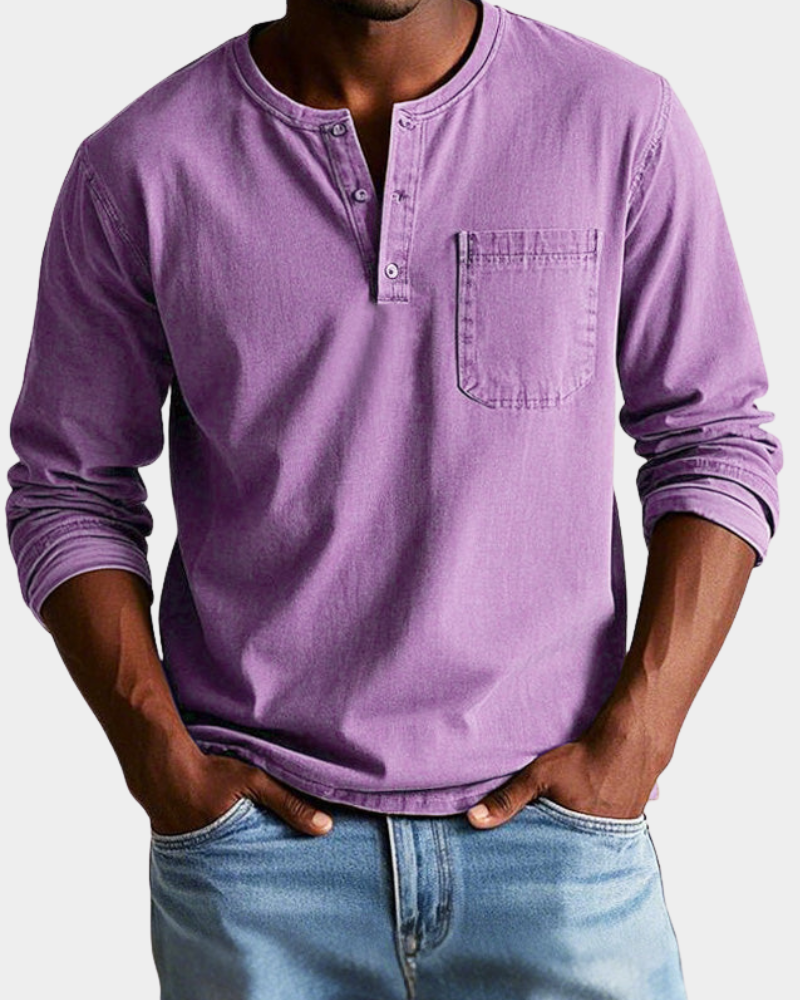 Anthony | Vintage durable Long-Sleeve shirt