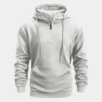 Steven | Textured zip hoodie