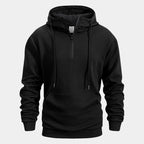 Steven | Textured zip hoodie