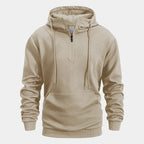 Steven | Textured zip hoodie