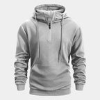 Steven | Textured zip hoodie